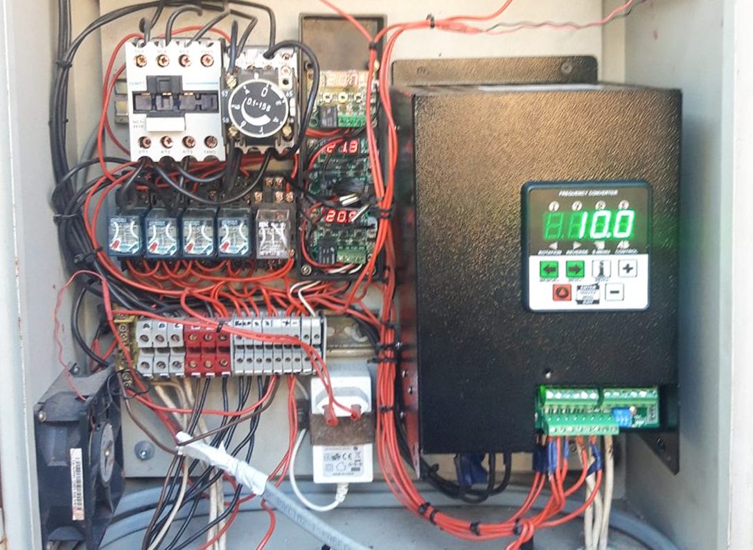 Установка частотного привода на кран КБ-403